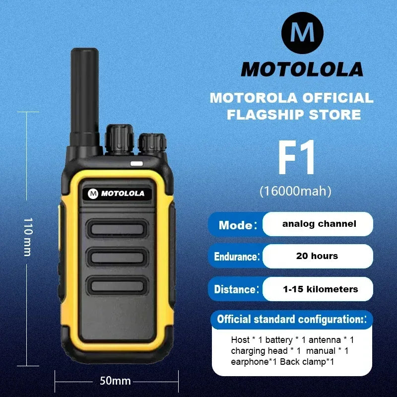 Radiotelefon Motolola F1 – Profesjonalna krótkofalówka IP65